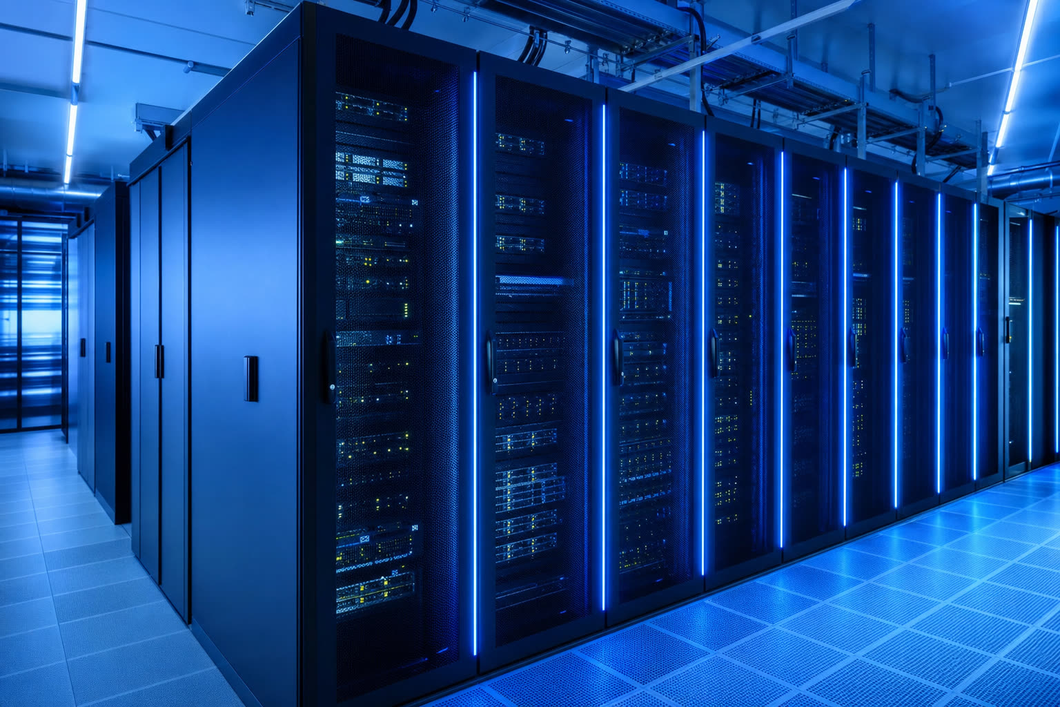 Server und IT-Hardware im Rechenzentrum
